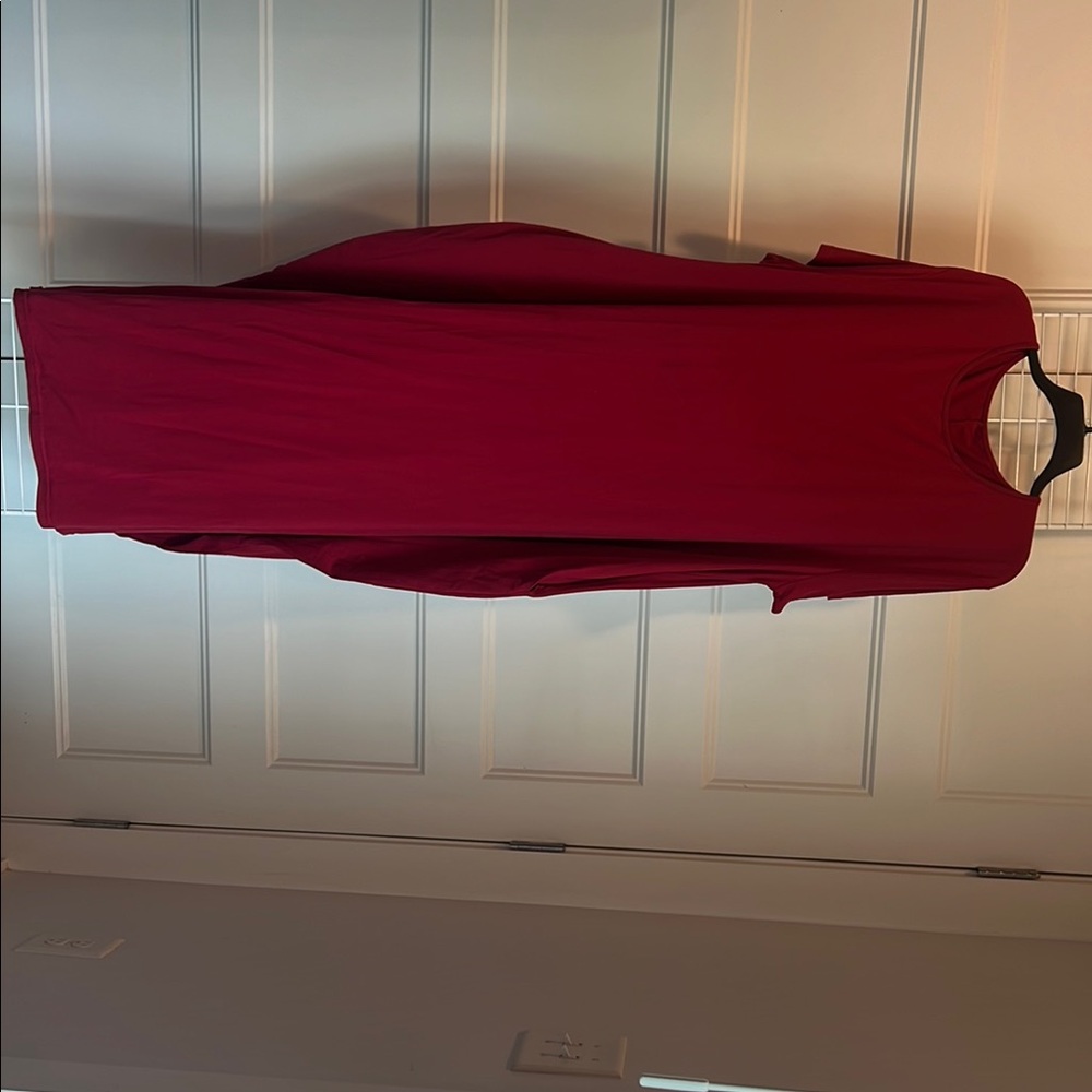 Elegant Red Maxi Dress